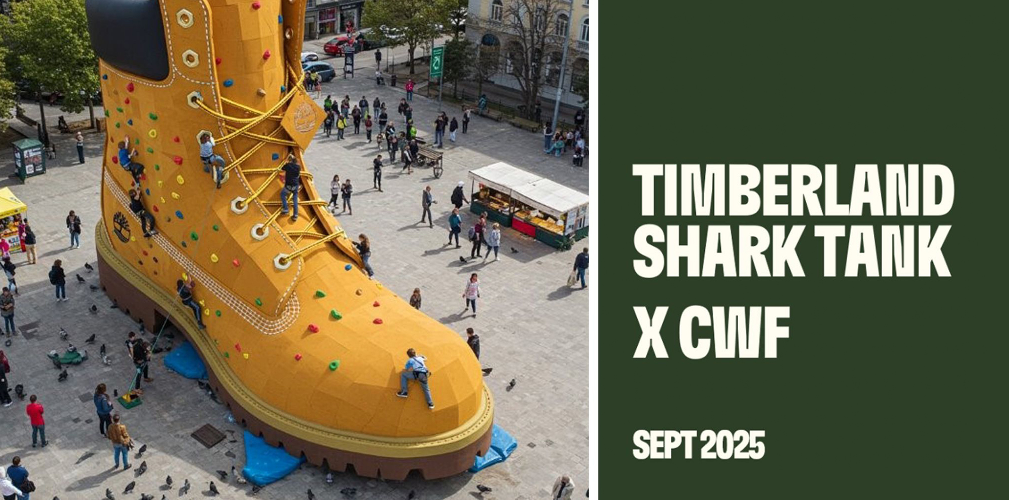 You are currently viewing CWF remporte deux prix pour le défi d&rsquo;escalade autour de la botte jaune Timberland
